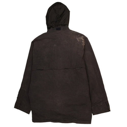 GANT Men's Brown 2XL Hooded Cotton Parka Coat