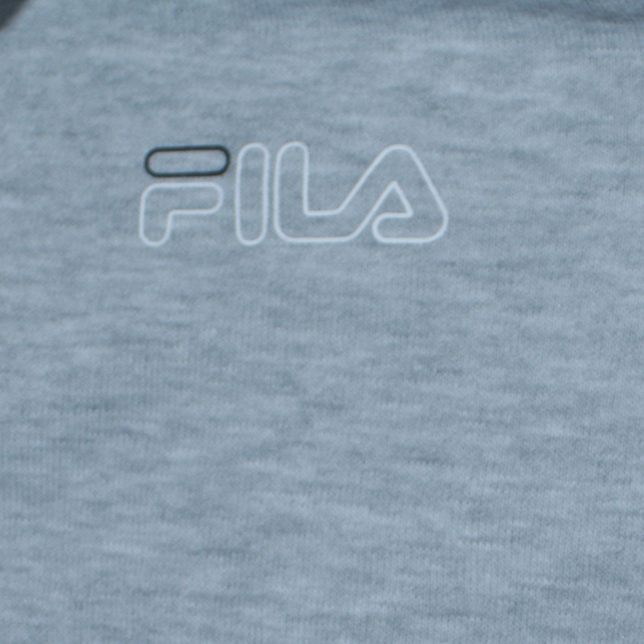 Fila Womens Grey Pullover Hoodie XS Logo Tape Detail