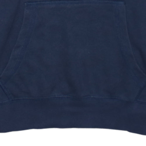 Champion Women's Navy Blue Medium Pullover Hoodie with Logo