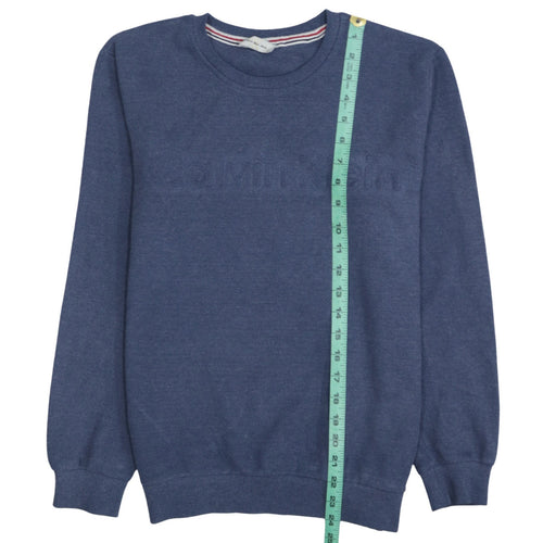 Calvin Klein Jeans Men's Blue Crew Neck Logo Sweatshirt M