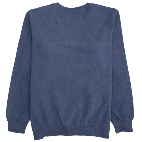 Calvin Klein Jeans Men's Blue Crew Neck Logo Sweatshirt M
