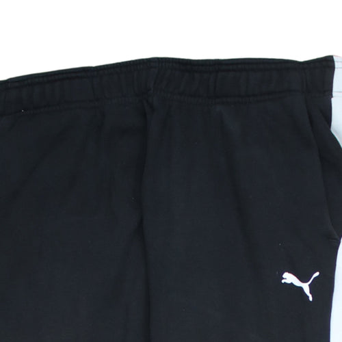 Puma Men's Black Joggers Trousers Medium Casual Sportswear
