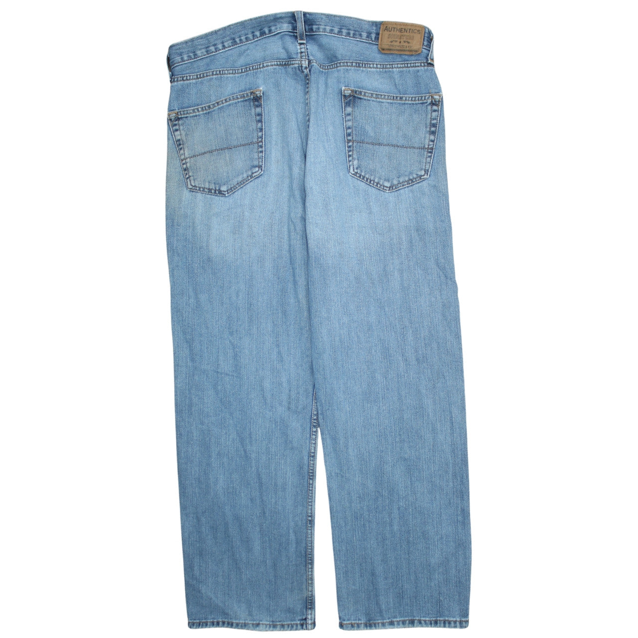 Levi Strauss Authentics Men's Blue Straight Jeans W36 L30 Cotton Denim