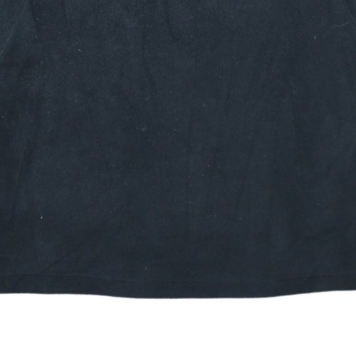 The North Face Womens Black Fleece 1/4 Zip Pullover Sweatshirt M