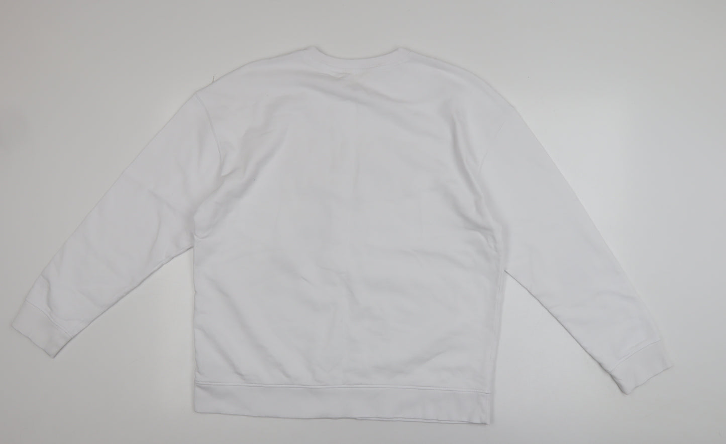 Marks and Spencer Women White Relax & Unwind Pullover Sweatshirt L