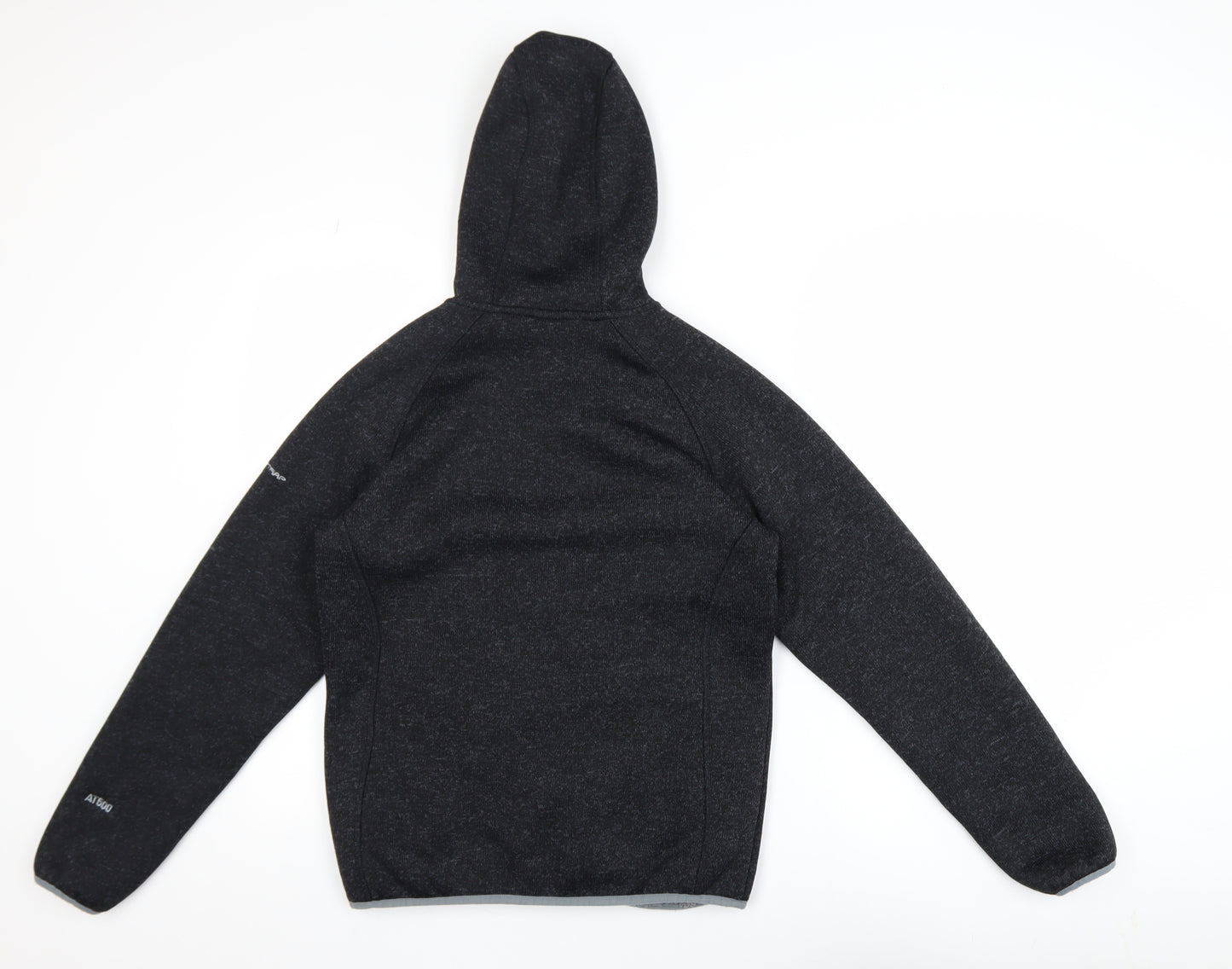 Trespass Men Black M Hooded Fleece Lined Full Zip Outdoor Jacket
