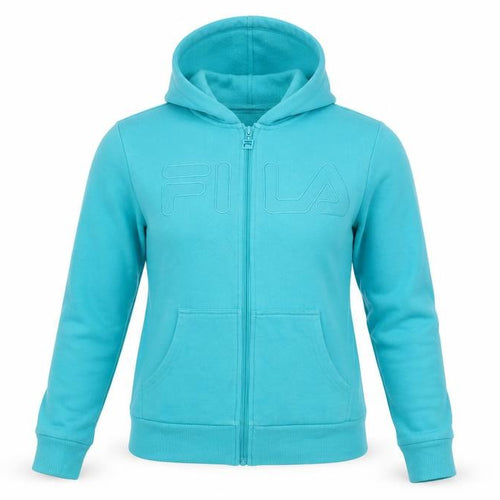 FILA Women’s Blue Full Zip Hooded Fleece Jacket Size S