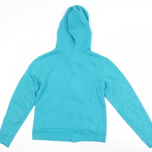 FILA Women’s Blue Full Zip Hooded Fleece Jacket Size S