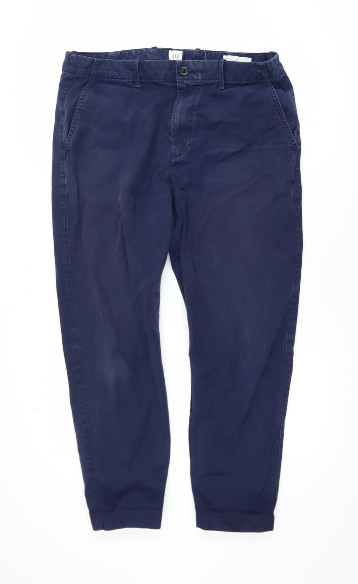 GAP Men's Blue Relaxed Taper Cotton Jeans Size 34