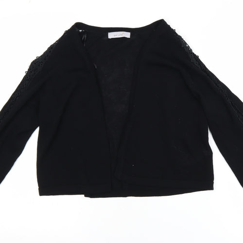 Marks and Spencer Per Una Women's Black Lace Trim Cardigan UK 14
