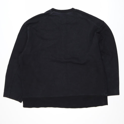 Y-3 Men’s Black XL Pullover Crew Neck Sweatshirt
