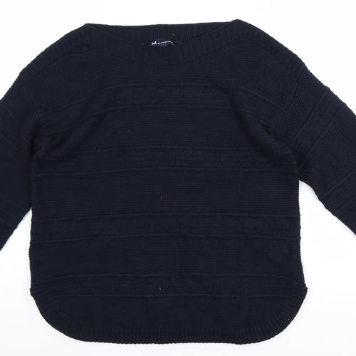 Crew Clothing Company Men’s Blue Cotton Knit Jumper M