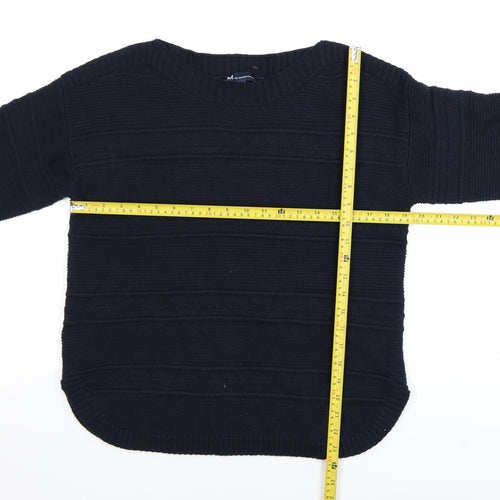 Crew Clothing Company Men’s Blue Cotton Knit Jumper M