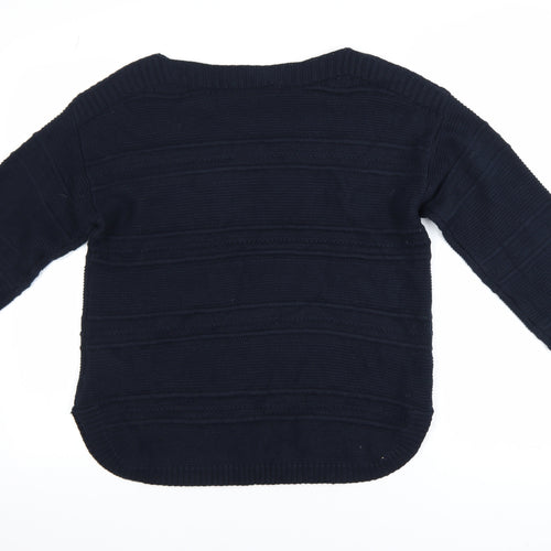 Crew Clothing Company Men’s Blue Cotton Knit Jumper M
