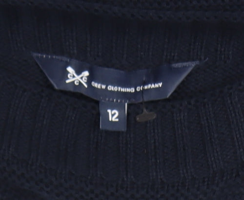 Crew Clothing Company Men’s Blue Cotton Knit Jumper M