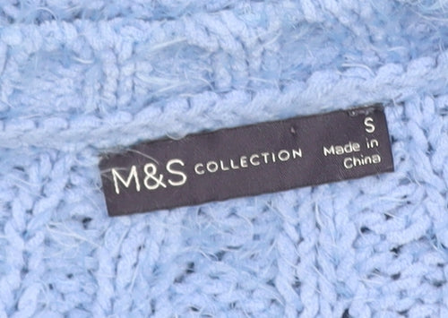 Marks and Spencer Women’s Blue Chunky Knit Cardigan Size S