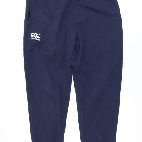 Canterbury Mens Blue Jogger Sweatpants Size 14 Regular Fit