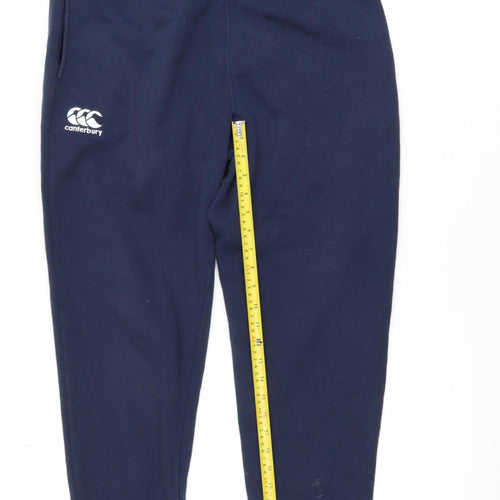 Canterbury Mens Blue Jogger Sweatpants Size 14 Regular Fit