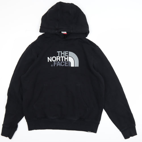 The North Face Men's Black Pullover Hoodie L Outdoor Fleece Sweatshirt