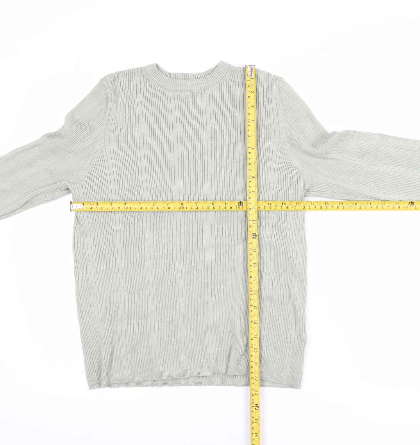 Marks and Spencer Women’s Green Knit Long Sleeve Top Size 18