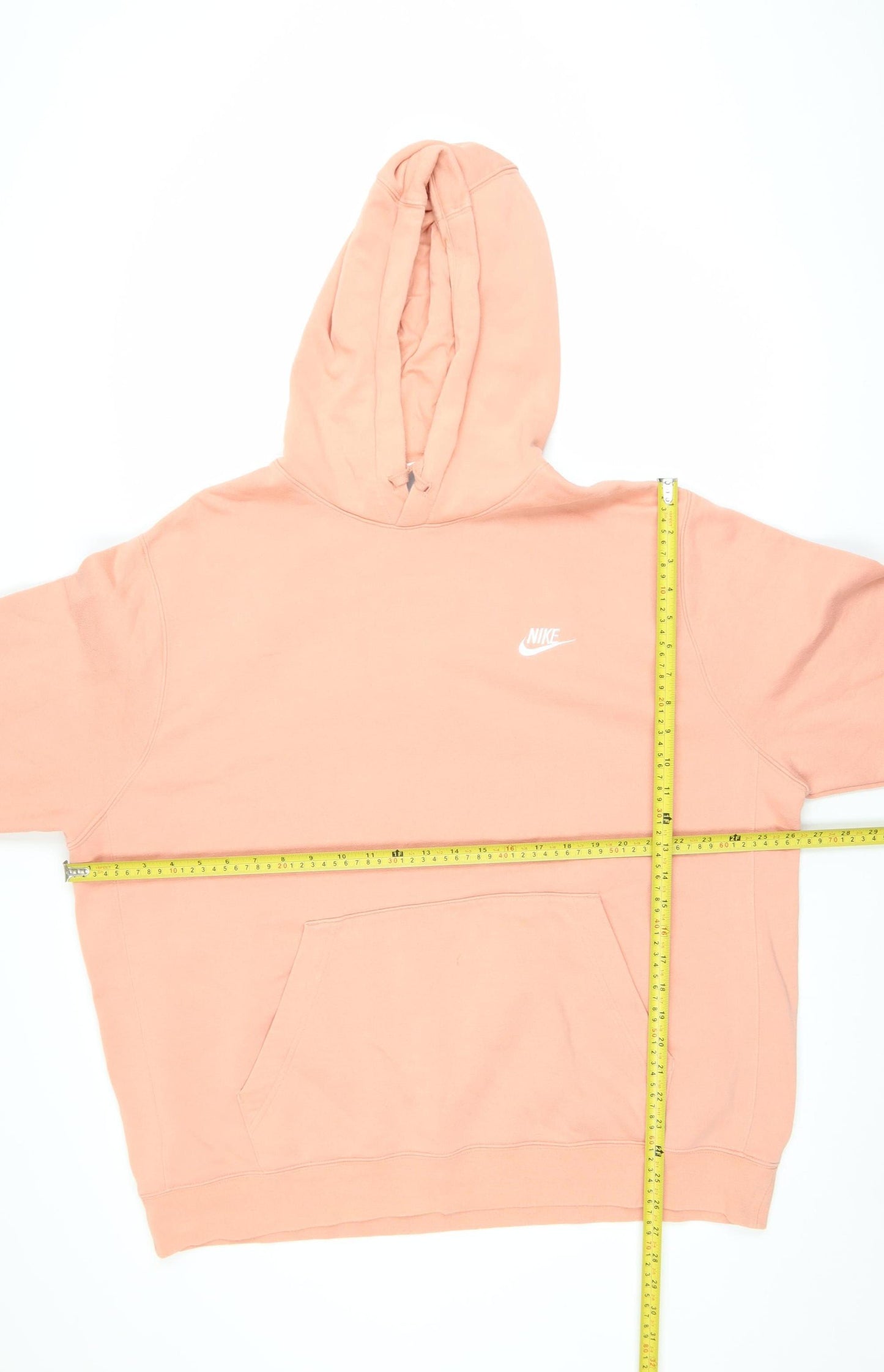Nike Men's Pink Pullover Hoodie XL Regular Fit Cotton Fleece