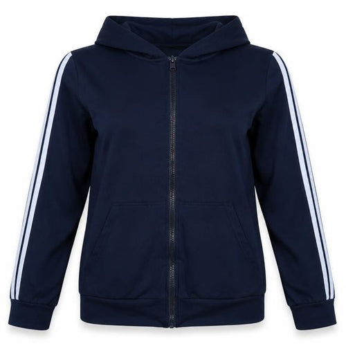 Red London Women’s Blue Hooded Full Zip Jacket Size S