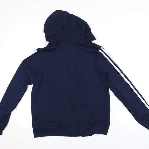 Red London Women’s Blue Hooded Full Zip Jacket Size S
