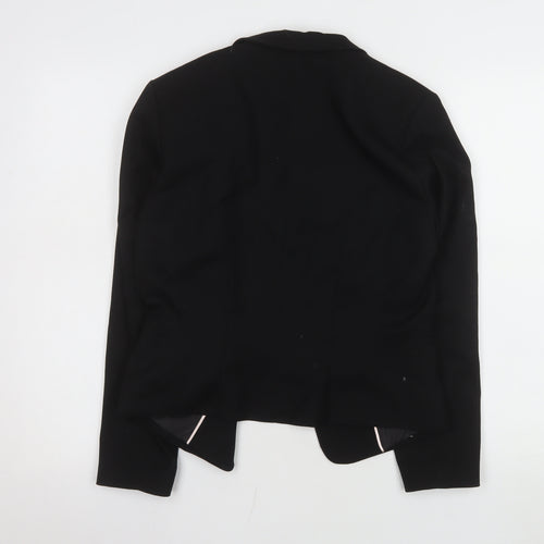 H&M Women's Black Blazer Jacket Size 12 Classic Workwear