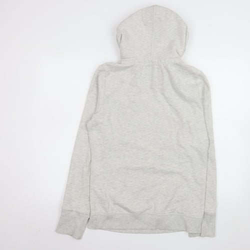 Superdry Women's Grey Pullover Hoodie Size XS Cotton Blend