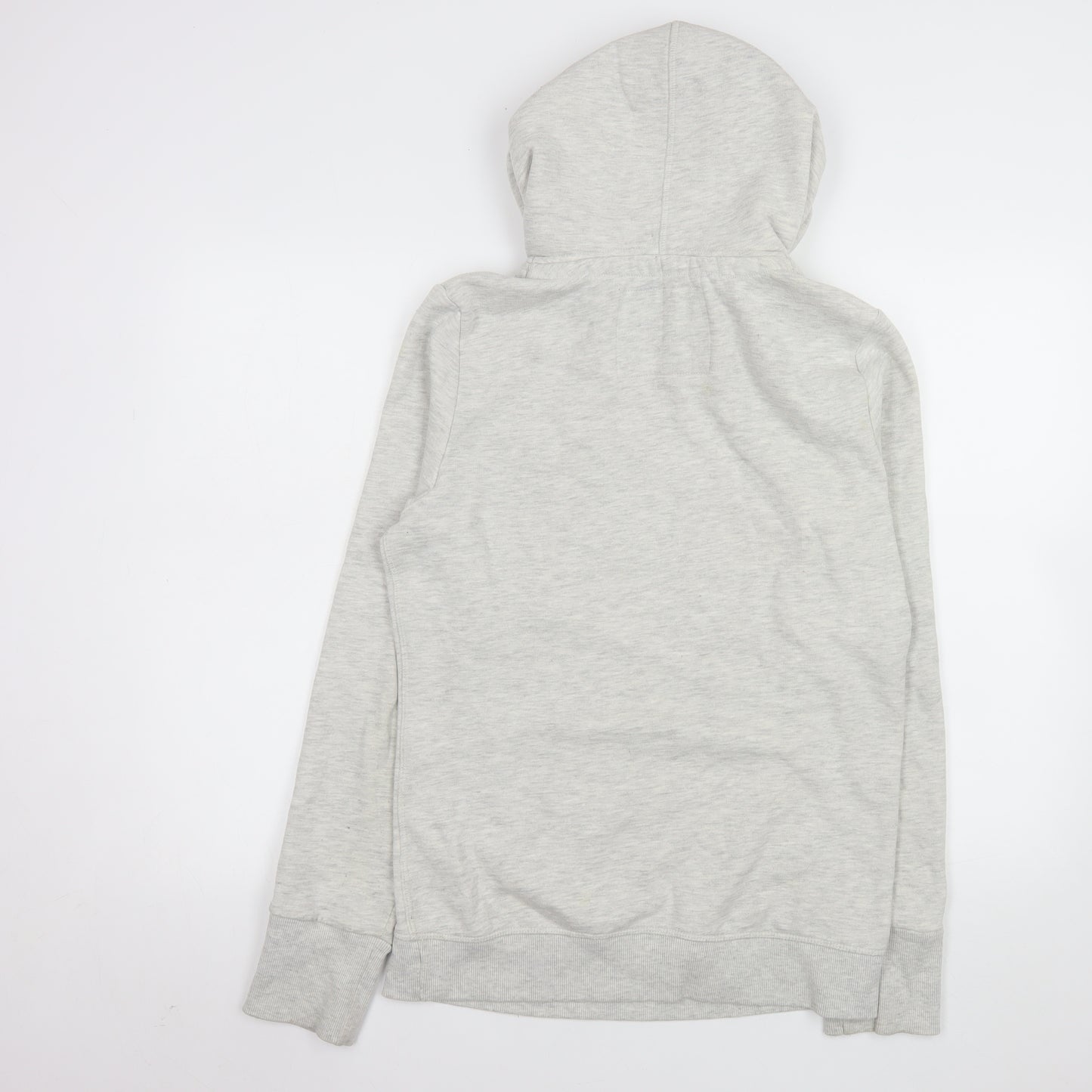 Superdry Women's Grey Pullover Hoodie Size XS Cotton Blend
