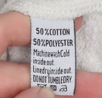 Superdry Women's Grey Pullover Hoodie Size XS Cotton Blend