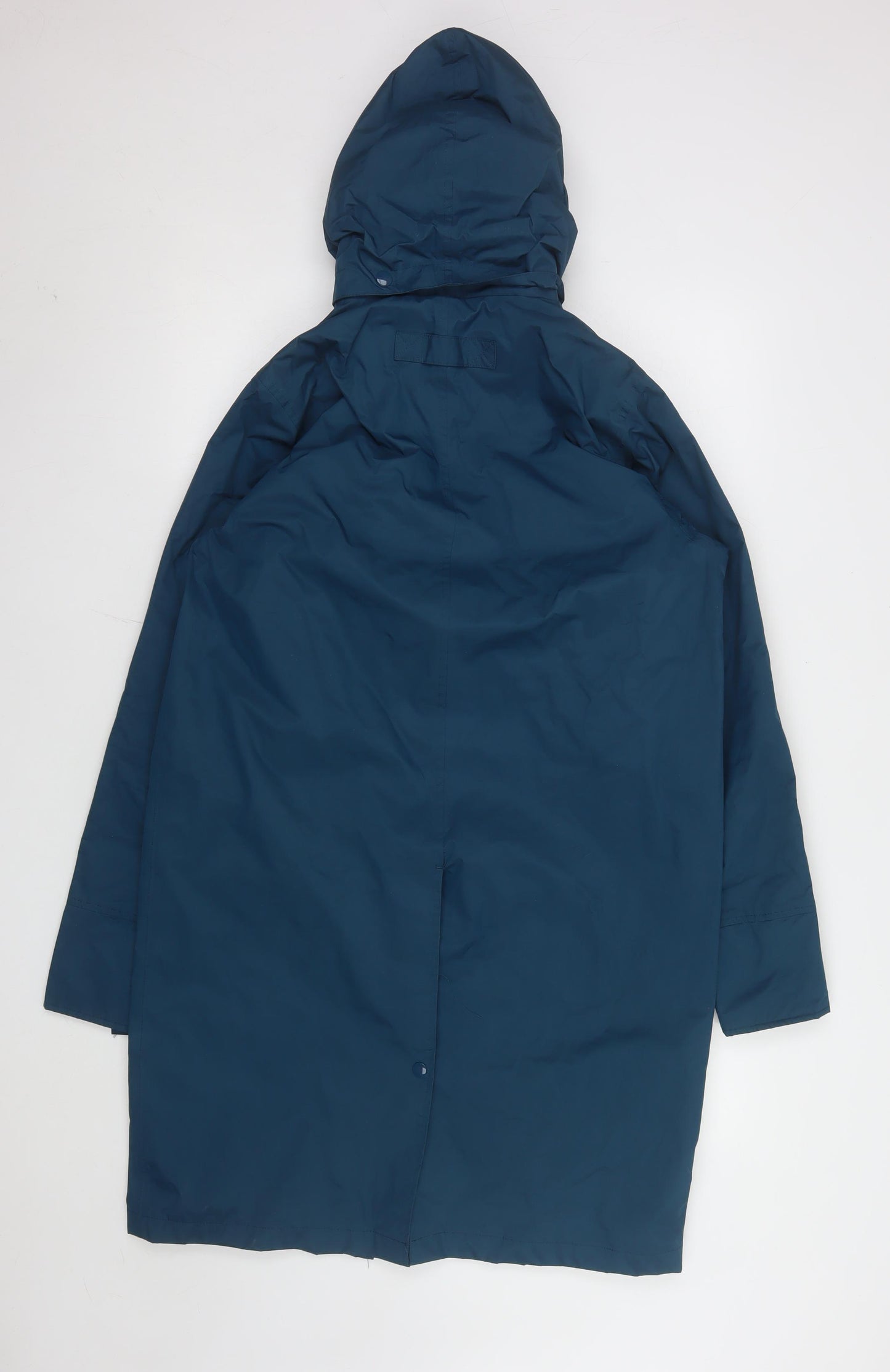 Cotton Traders Men's Blue Hooded Waterproof Parka Coat Size S