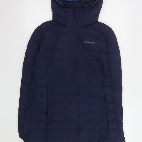 Ayacucho Women's Navy Hooded Down Puffer Jacket Coat Size S