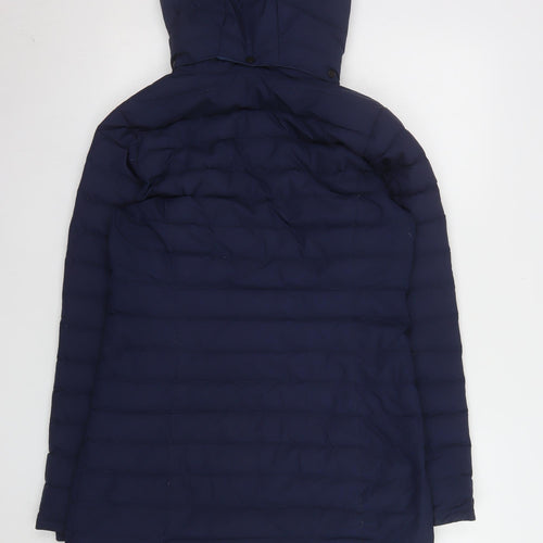Ayacucho Women's Navy Hooded Down Puffer Jacket Coat Size S