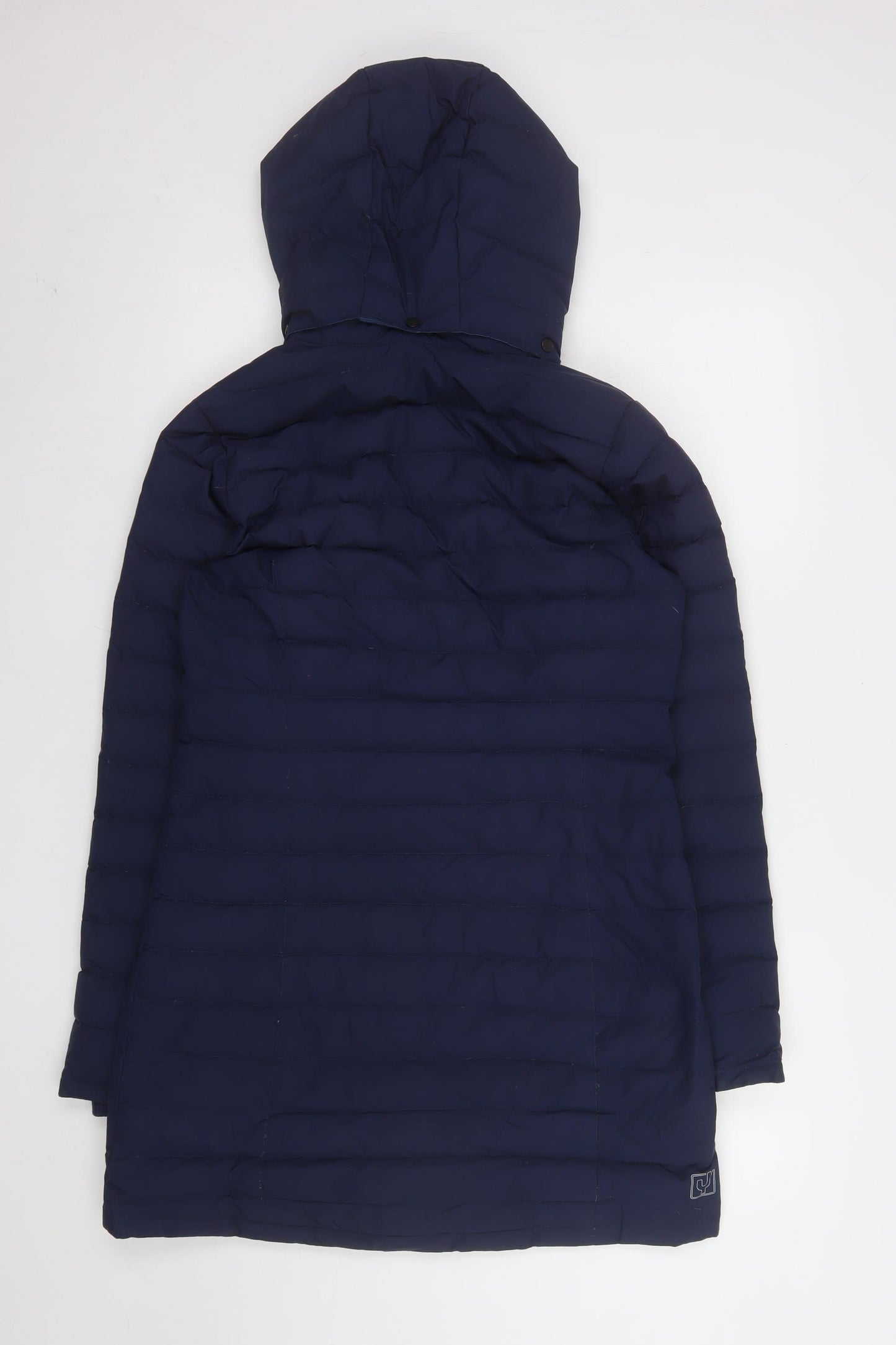 Ayacucho Women's Navy Hooded Down Puffer Jacket Coat Size S