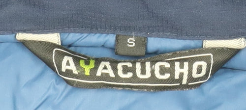 Ayacucho Women's Navy Hooded Down Puffer Jacket Coat Size S