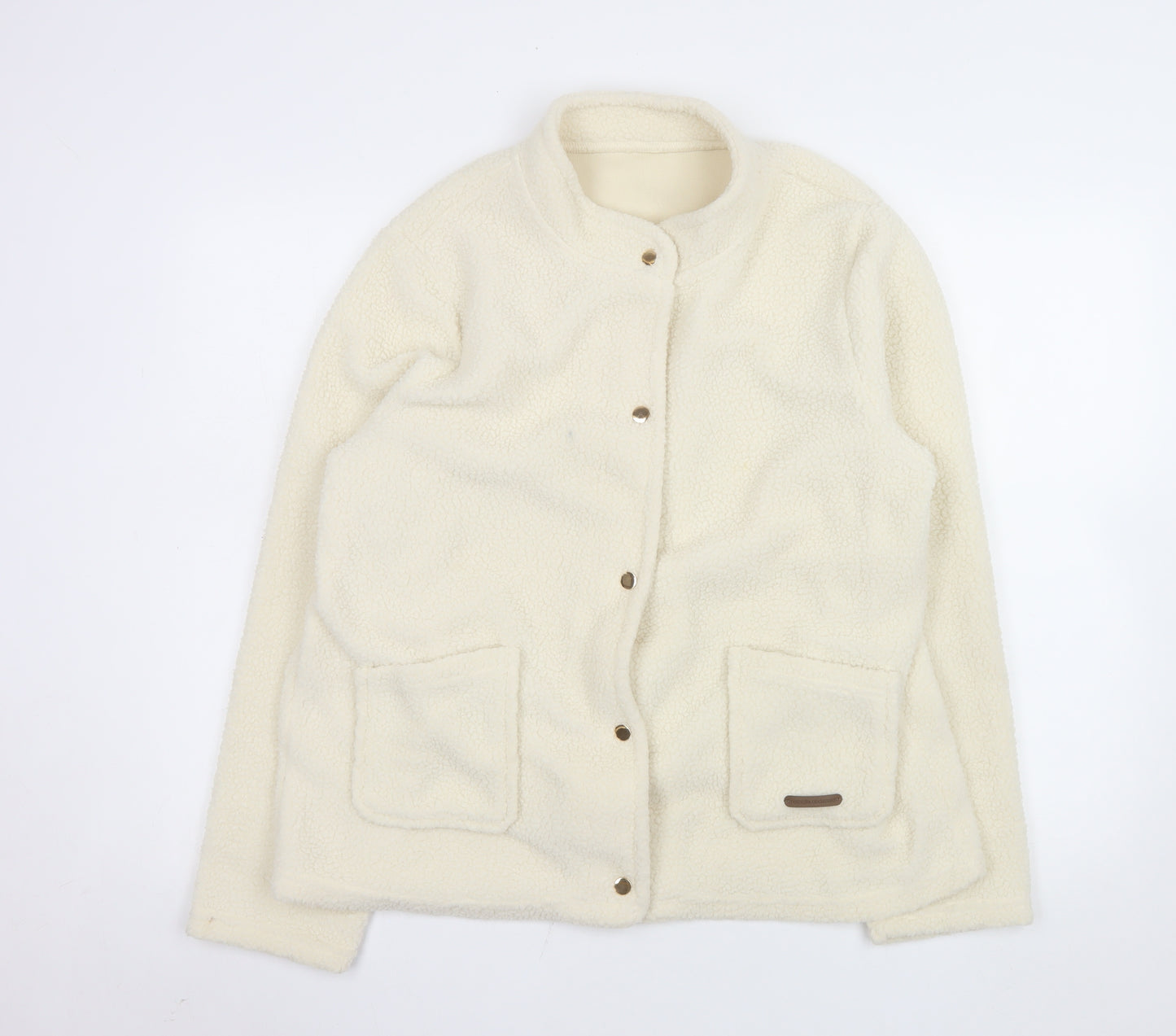 Nathalie Andersen by Damart Women’s Ivory Fleece Jacket Size 18