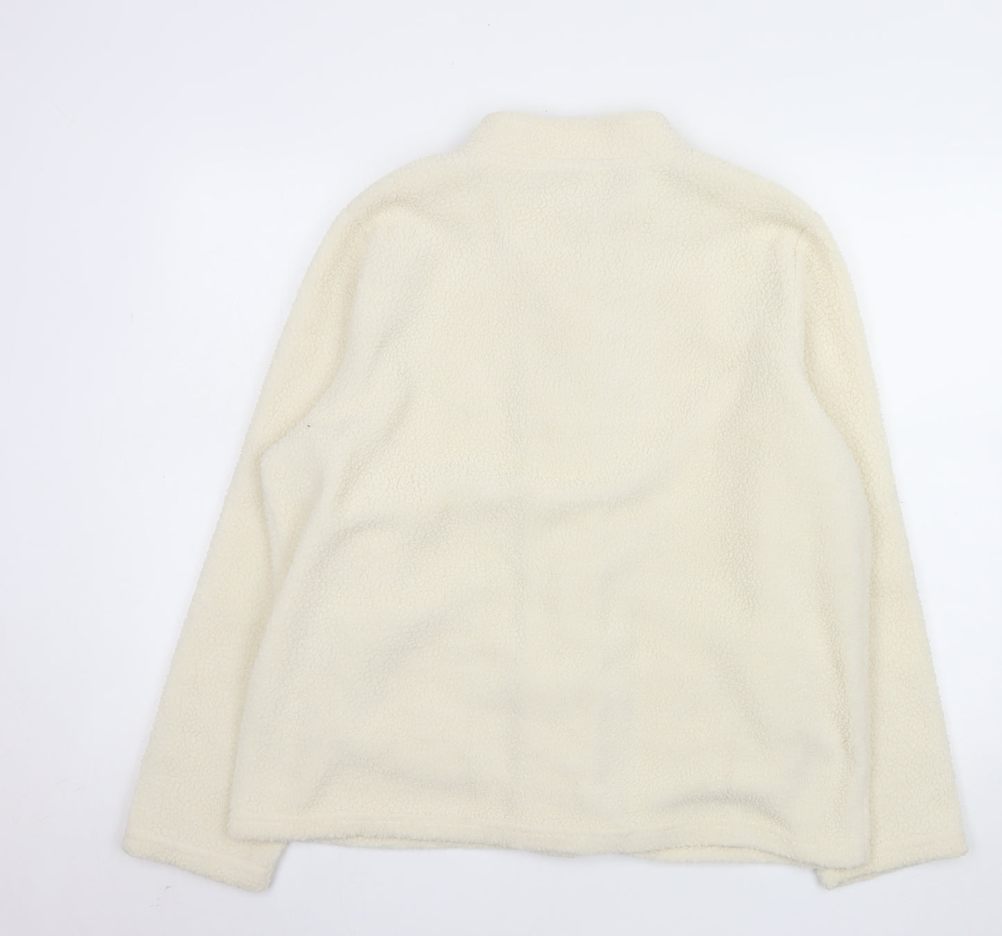 Nathalie Andersen by Damart Women’s Ivory Fleece Jacket Size 18