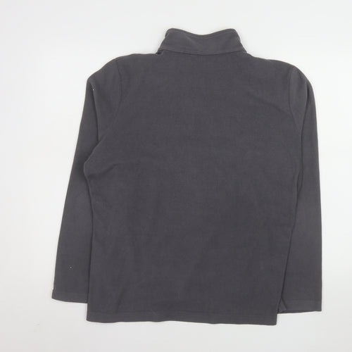 Regatta Great Outdoors Women’s Grey Fleece Pullover UK 18 1/4 Zip Sweatshirt