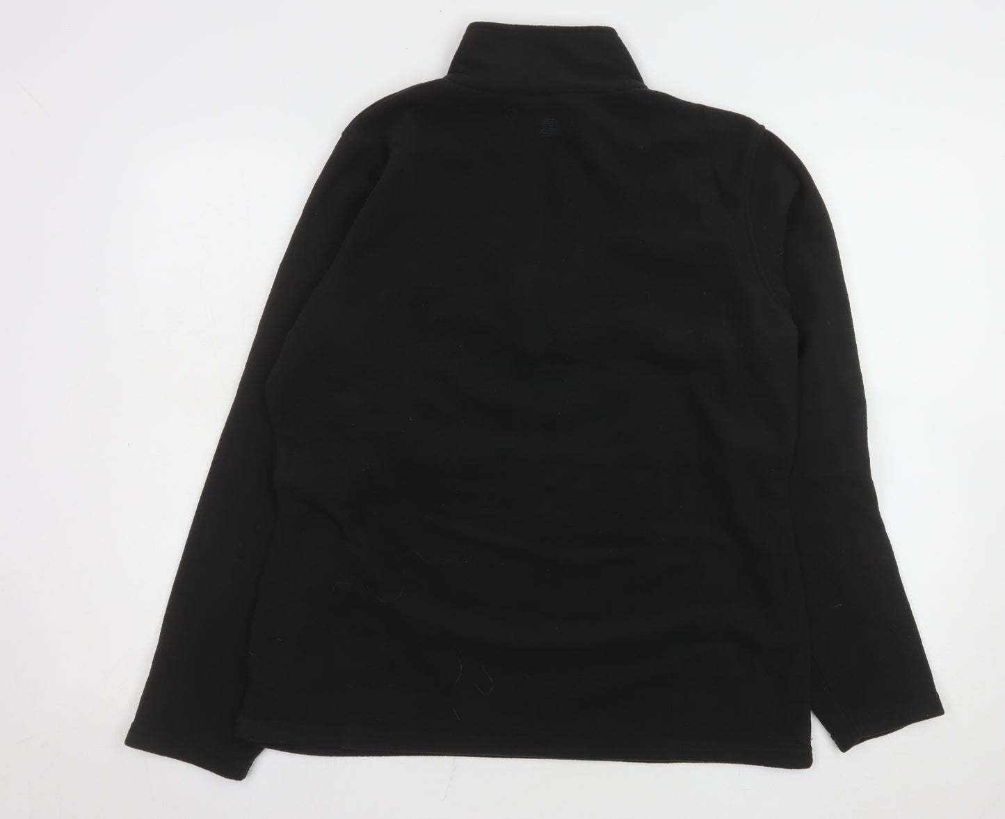 Mountain Warehouse Men’s Black Fleece Pullover Sweatshirt L
