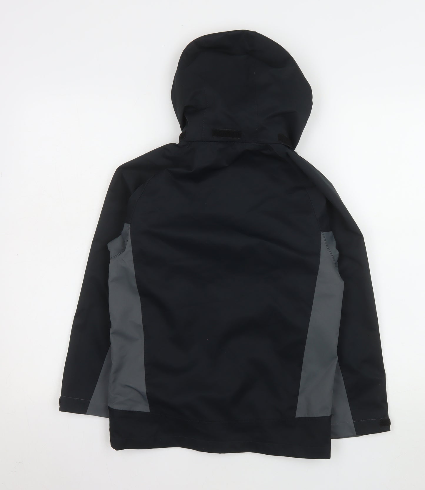 Hi Gear Boys Black Waterproof Hooded Softshell Rain Jacket 7-8 Years