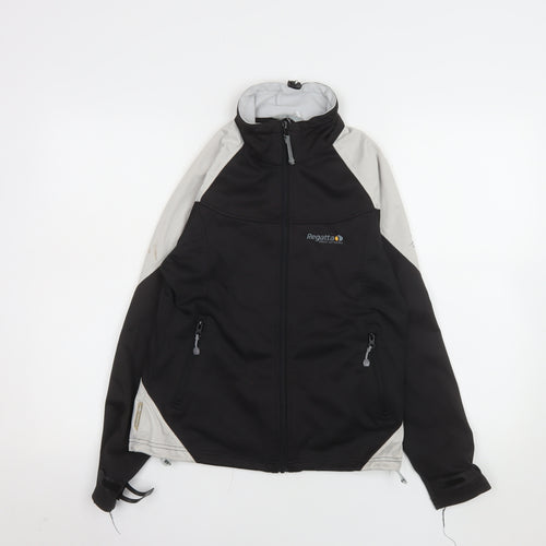 Regatta Women’s Black Softshell Jacket Size 10 Waterproof Outdoor