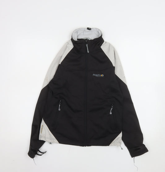Regatta Women’s Black Softshell Jacket Size 10 Waterproof Outdoor