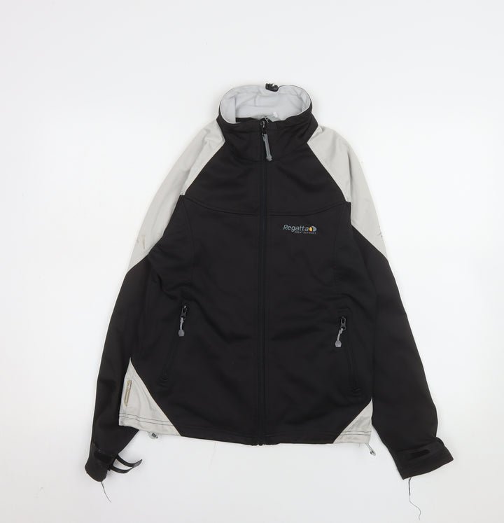 Regatta Women’s Black Softshell Jacket Size 10 Waterproof Outdoor