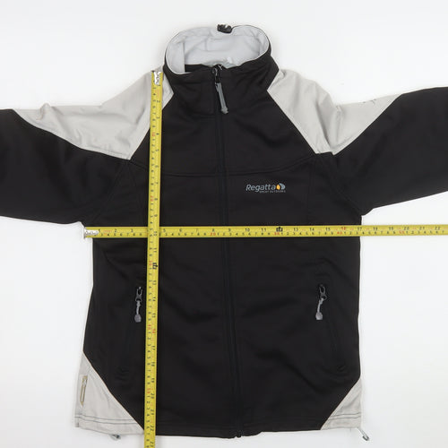 Regatta Women’s Black Softshell Jacket Size 10 Waterproof Outdoor