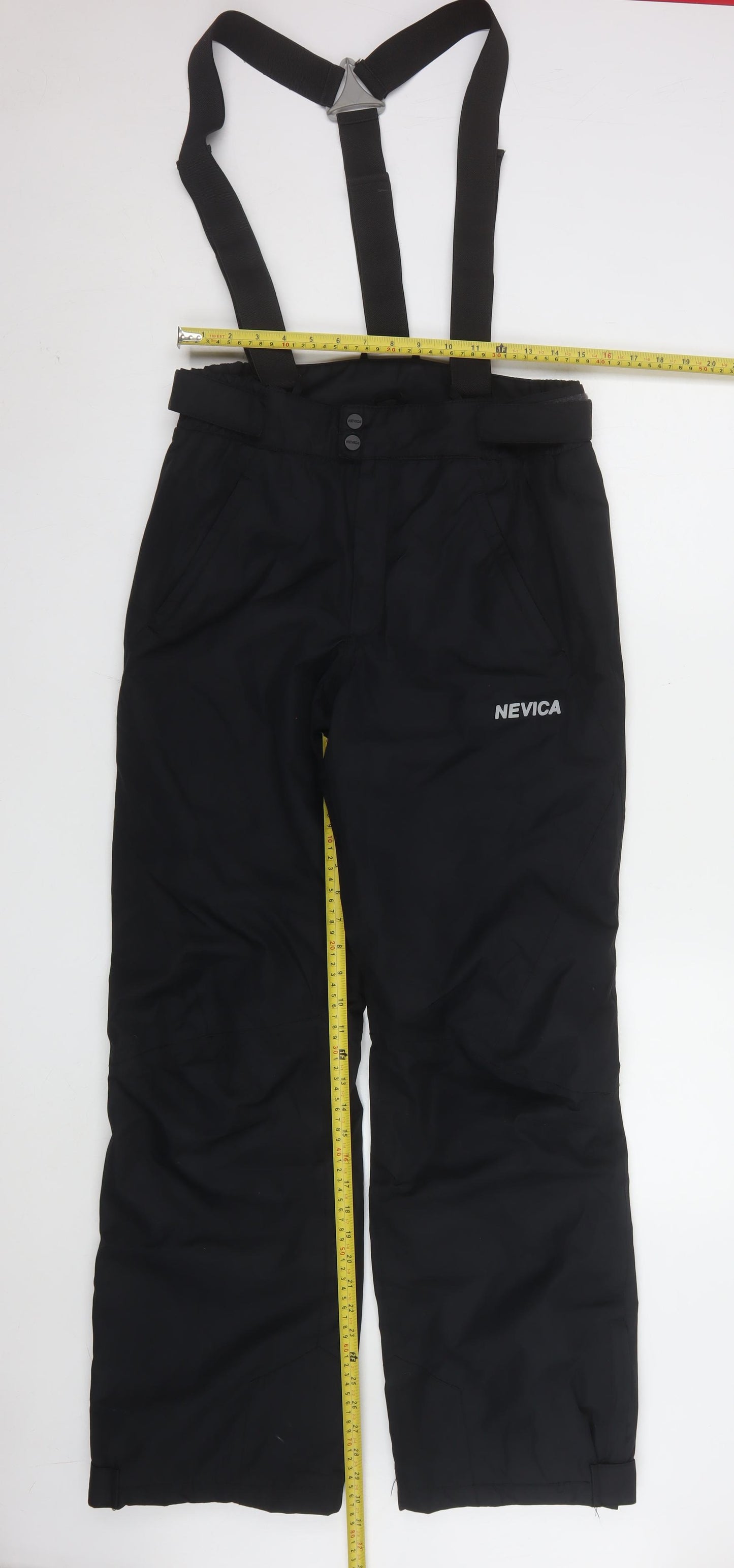 Nevica Womens Black Size 14 Snow Pants Waterproof Breathable Trousers