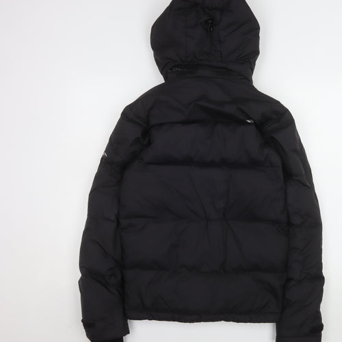 Trespass Men’s Black 2XS Puffer Jacket Hooded Down Insulated Winter Coat