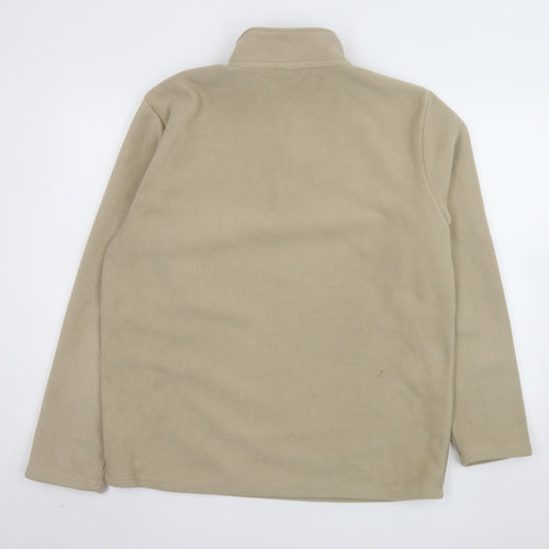 Eikeland Oakspirit Men's Beige Fleece 1/4 Zip Sweatshirt XL