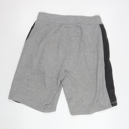 McKenzie Mens Grey Sweat Shorts L Regular Fit Activewear