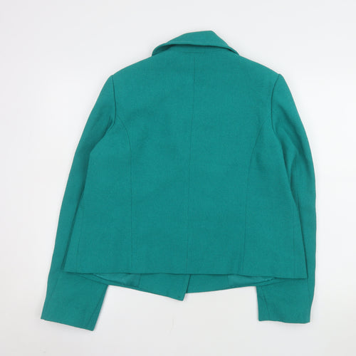 Marks and Spencer Women’s Green Pea Coat Short Jacket UK 12